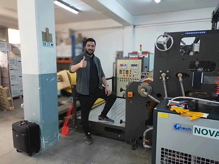 Модернизация оборудования для нанесения клея расплава на заказ для российского клиента